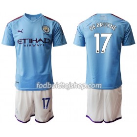 Manchester City DE BRUYNE 17 Børn Hjemme Fodboldsæt 2019-20 S/S (+ Korte bukser)